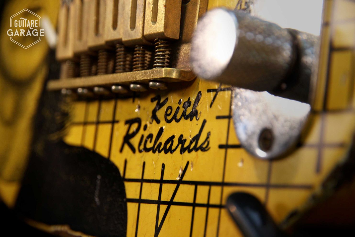 Minicaster "Keith Richards" butterscotch – Image 6