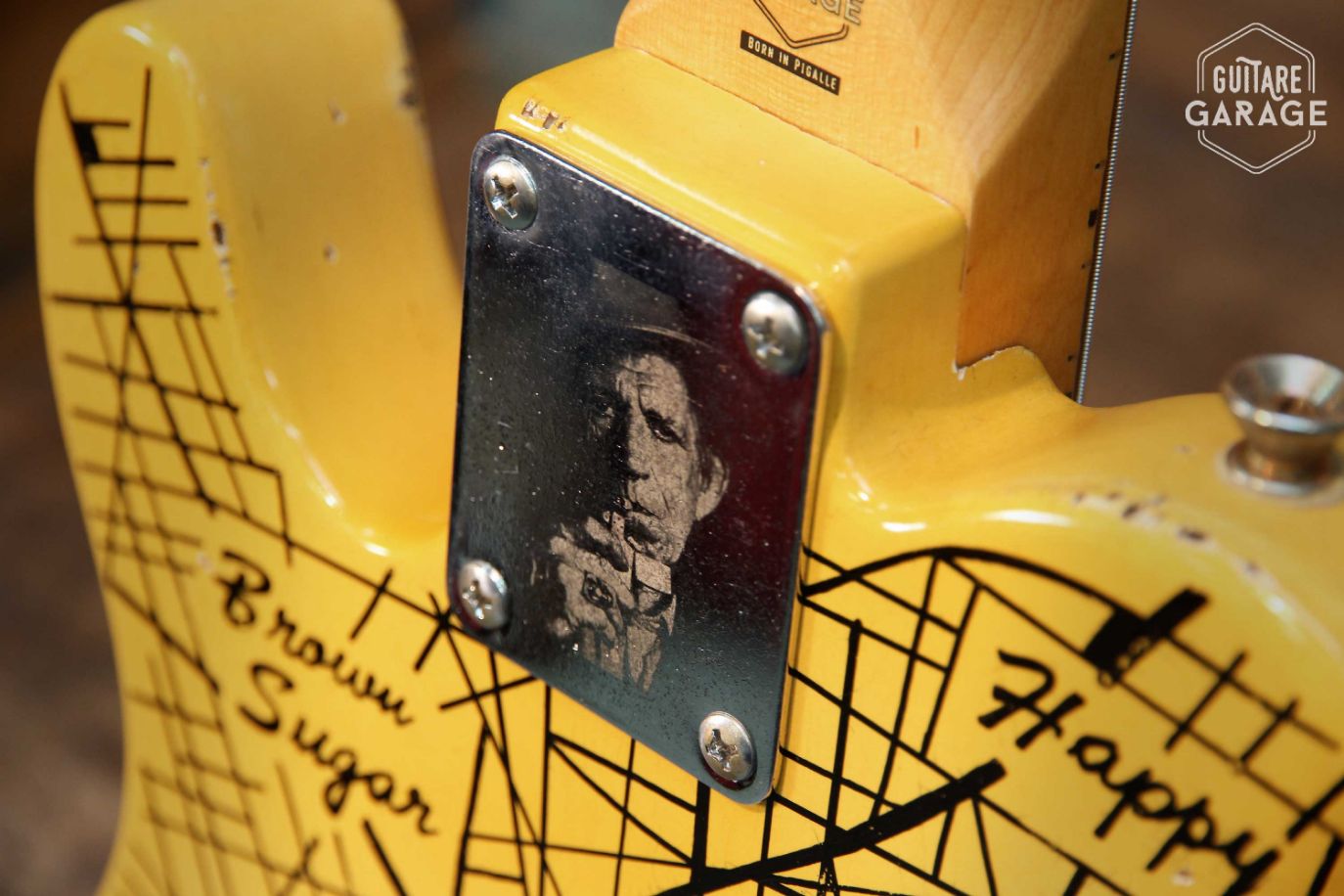 Minicaster "Keith Richards" butterscotch – Image 7