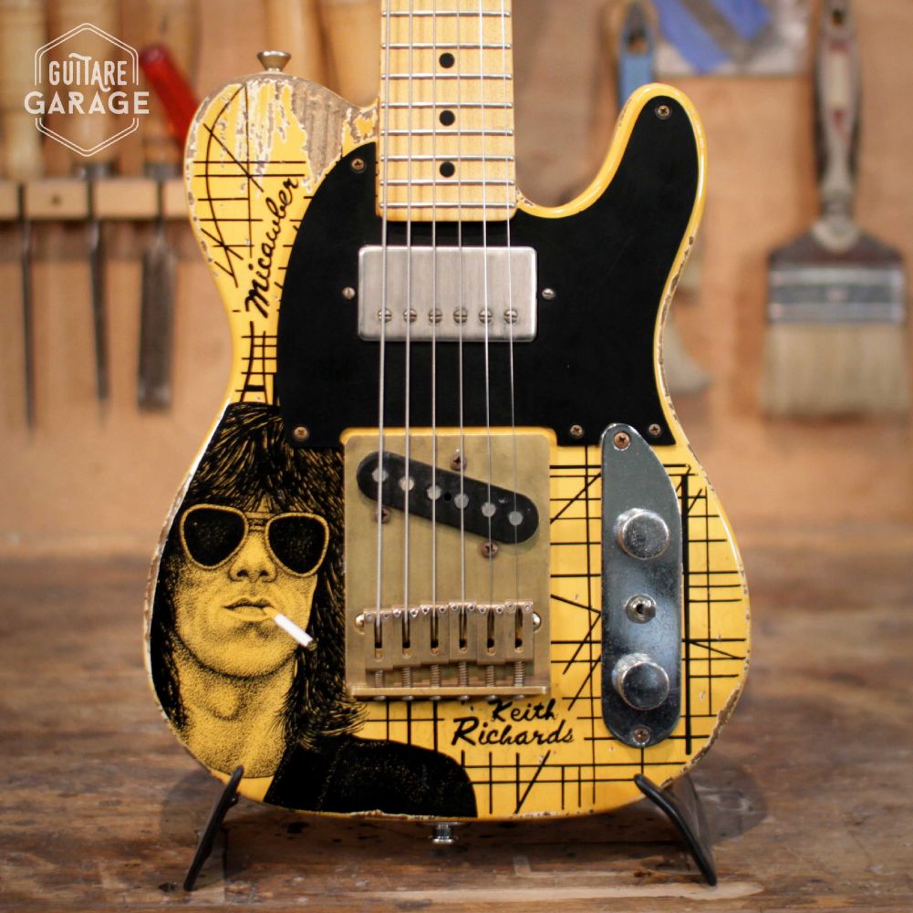 Minicaster "Keith Richards" butterscotch – Image 2