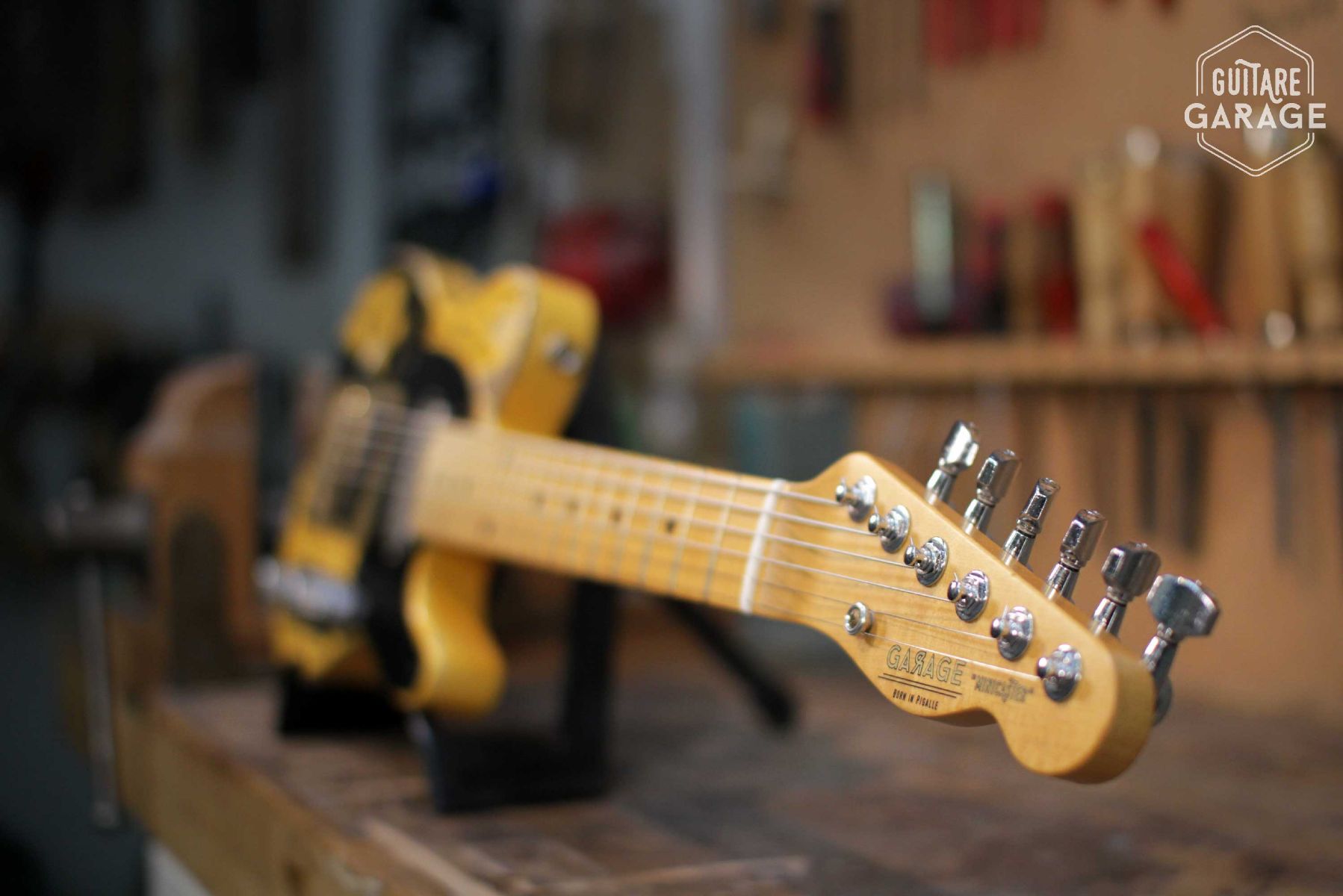 Minicaster "Keith Richards" butterscotch – Image 11