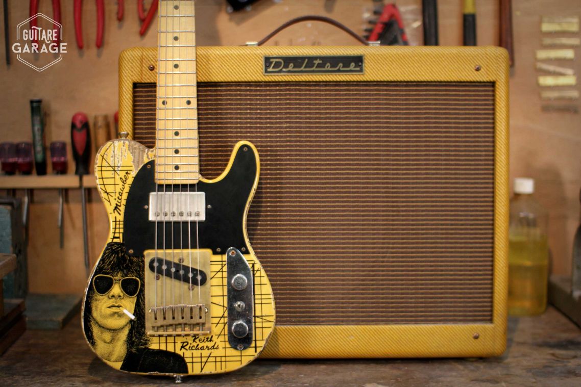 Minicaster "Keith Richards" butterscotch – Image 9