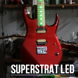 Guitare Custom – Superstrat LED