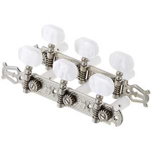 Mécaniques pour guitare classique Schaller Classic Lyra Nickel