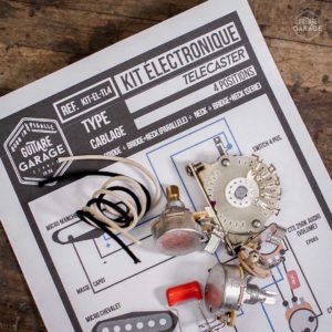 Kit electronique Guitre Garage pour Telecaster 4 positions