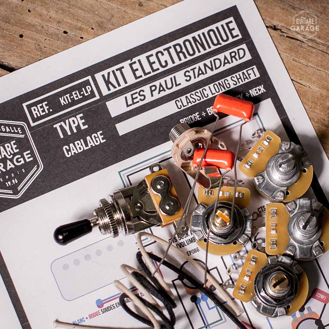 Kit electronique Les Paul Standard Guitare Garage