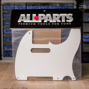 Pickguard Allparts pour Telecaster Blanc 1 pli 5 trous