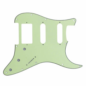 Pickguard Stratocaster HSS mint green 3 plis