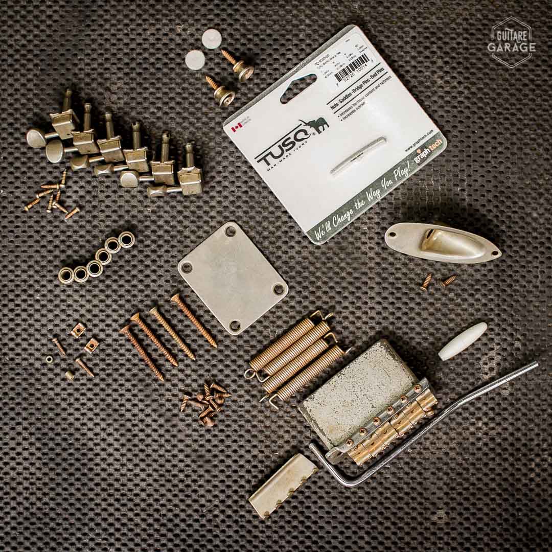 Kit accastillage pour Stratocaster Relic by Guitare Garage