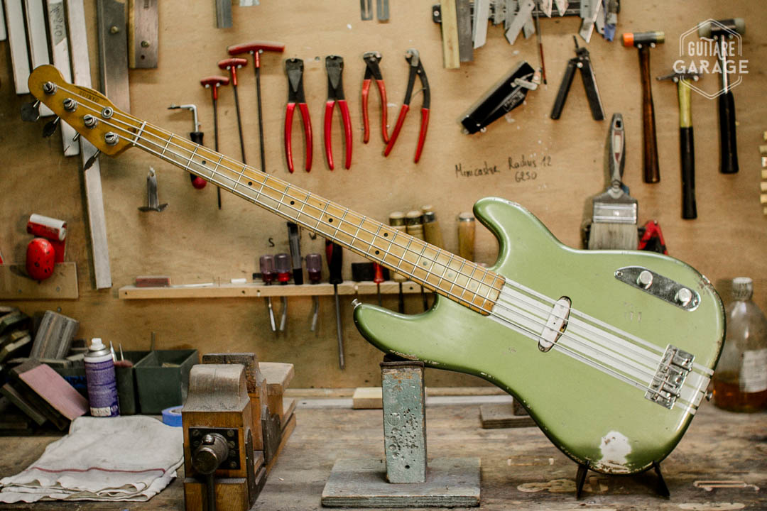Guitare Garage PB51 Olive Drab Racing Relic – Image 8