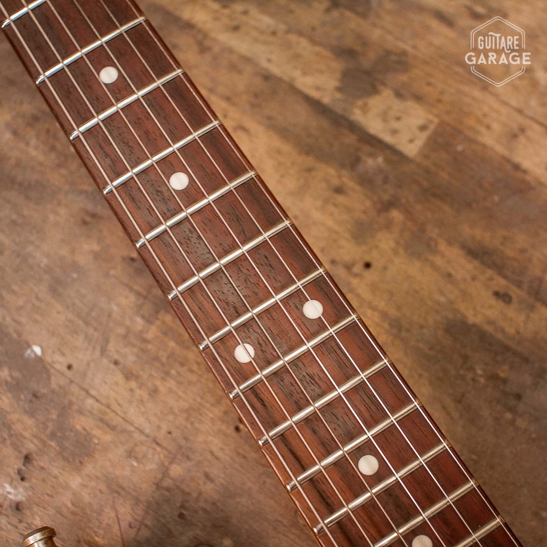 Guitare Garage Strat HSS Shell Pink Matching Headstock Relic – Image 10