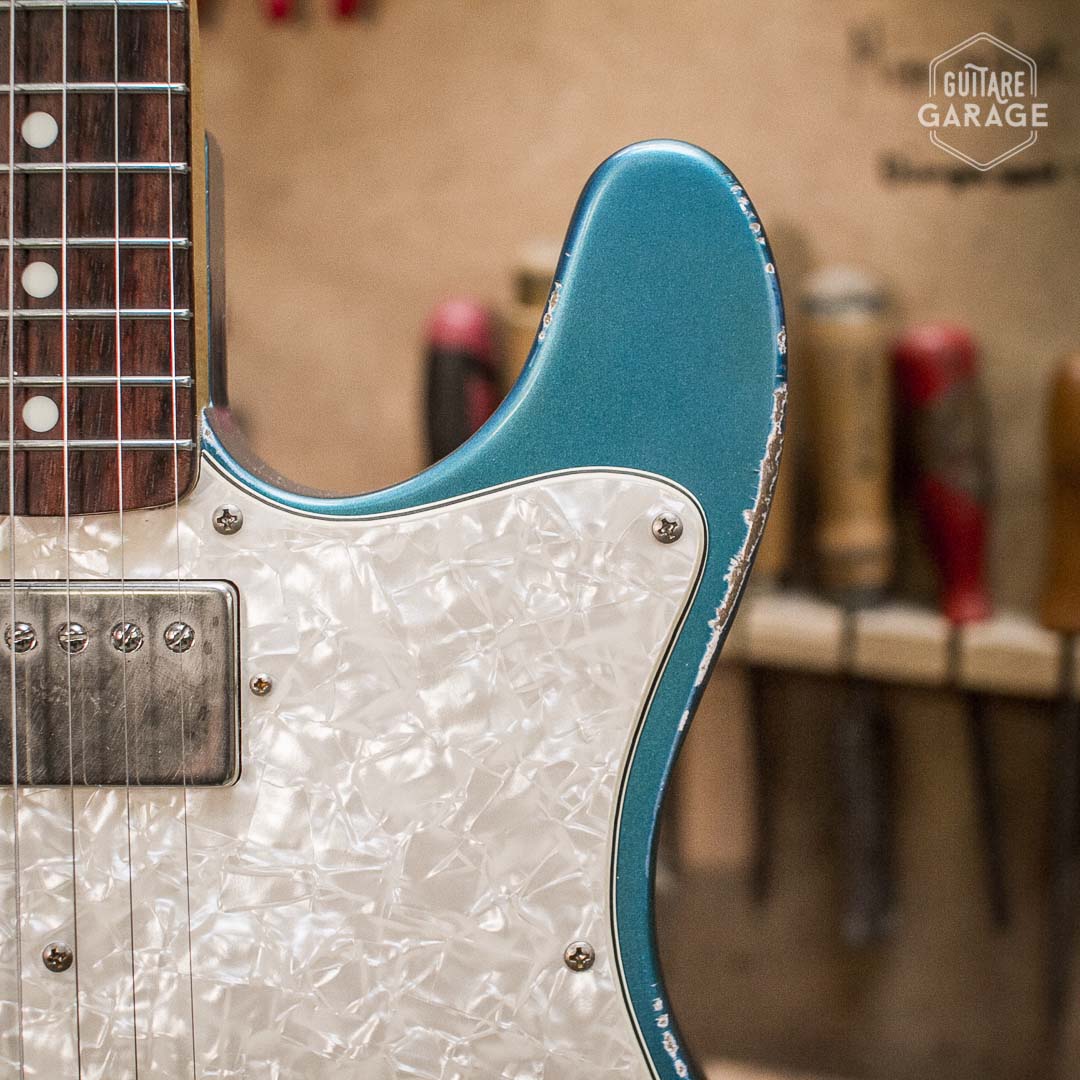 Telecaster Deluxe Guitare Garage Lake Placid Blue Relic