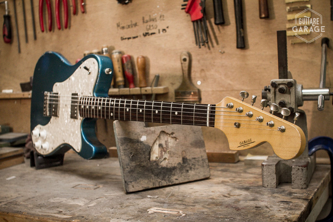 Telecaster Deluxe Guitare Garage Lake Placid Blue Relic