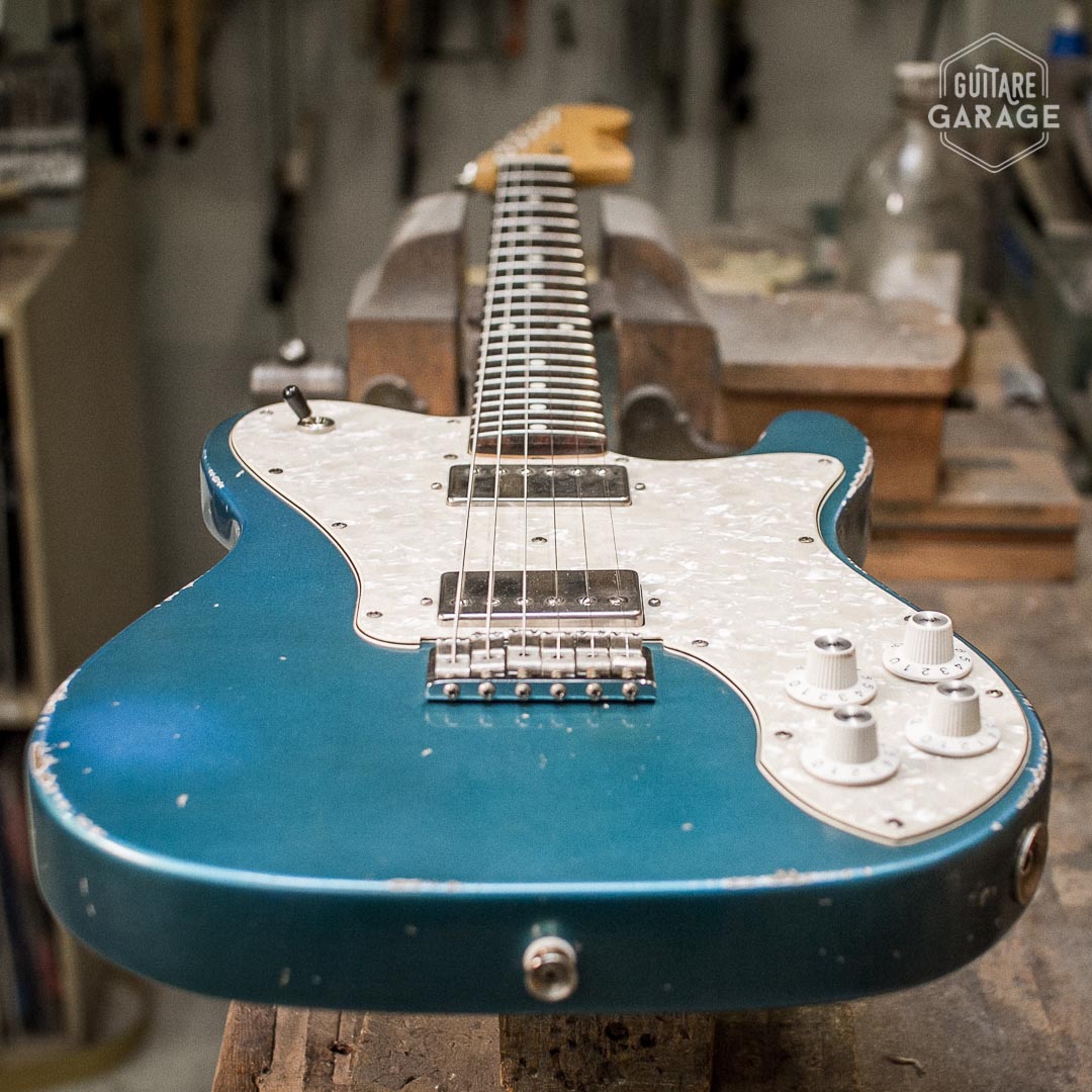 Telecaster Deluxe Guitare Garage Lake Placid Blue Relic