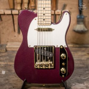 Minicaster Aubergine Metallique Gold Edition