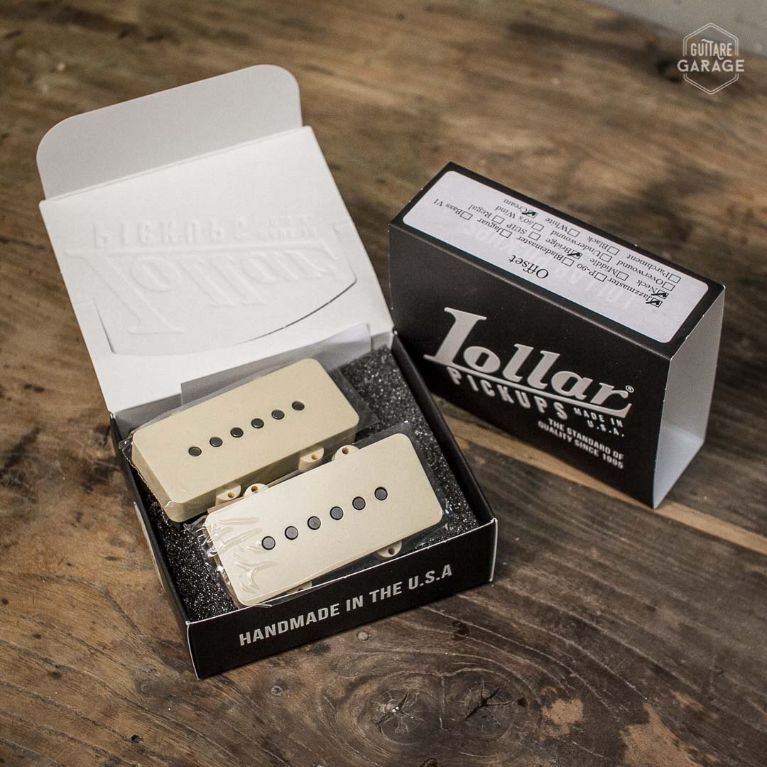Set de micros Lollar Jazzmaster crème