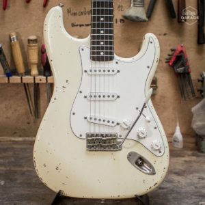 Partcaster Guitare Garage Olympic White Relic