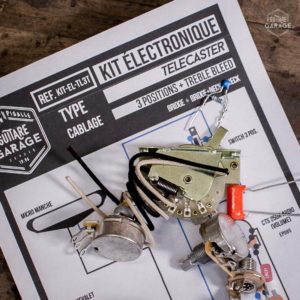 Kit electronique Guitare Garage pour Telecaster 3 positions avec Treble Bleed