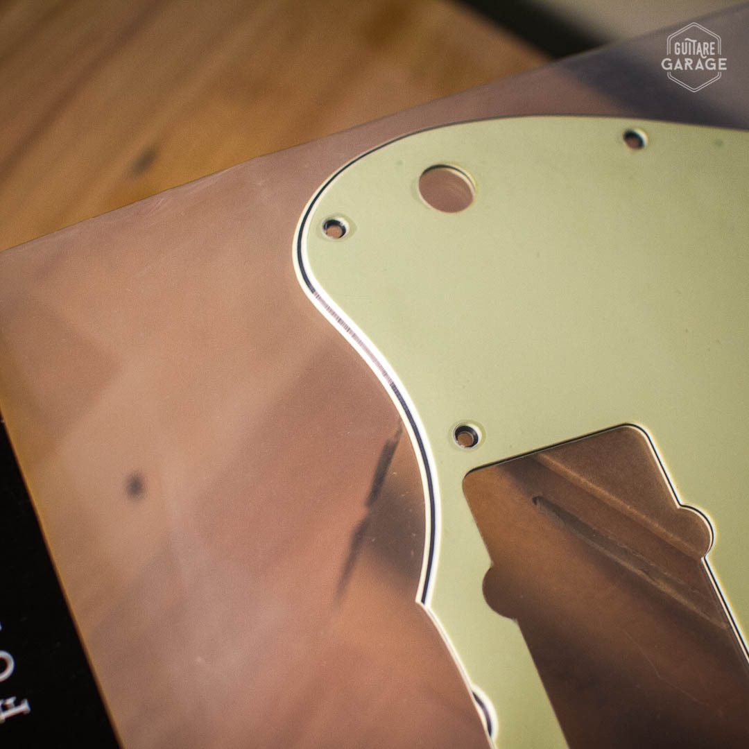 Pickguard Allparts pour Jazzmaster Mintgreen 3 plis