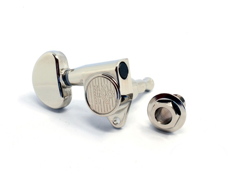 Mécaniques 3x3 Kluson modern roundback finition nickel