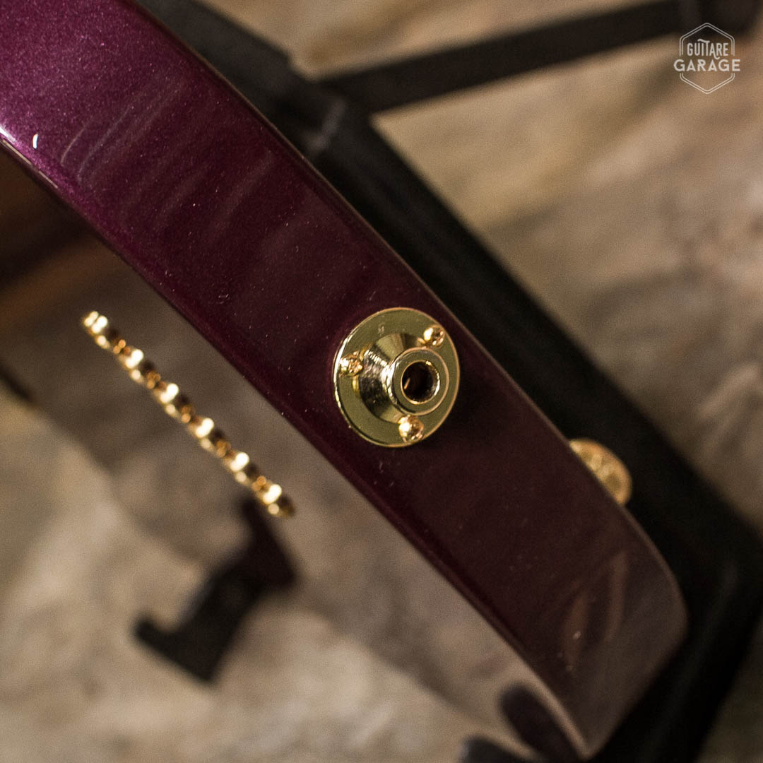 Minicaster Aubergine Metal Custom HB Gold edition