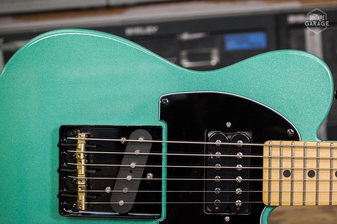 Minicaster Green Metal Custom Black Edition