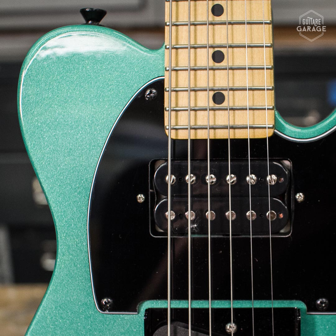 Minicaster Green Metal Custom Black Edition