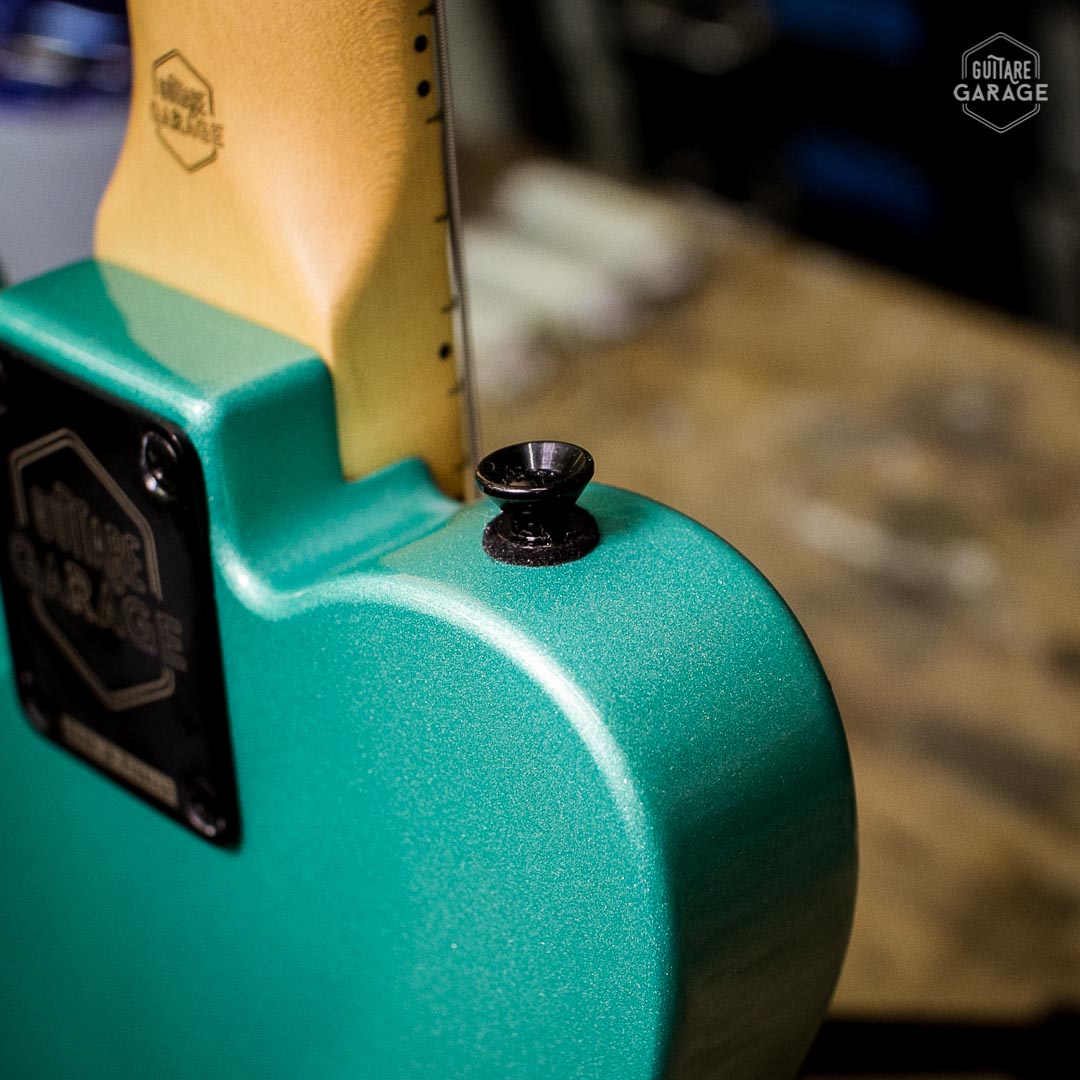 Minicaster Green Metal Custom Black Edition