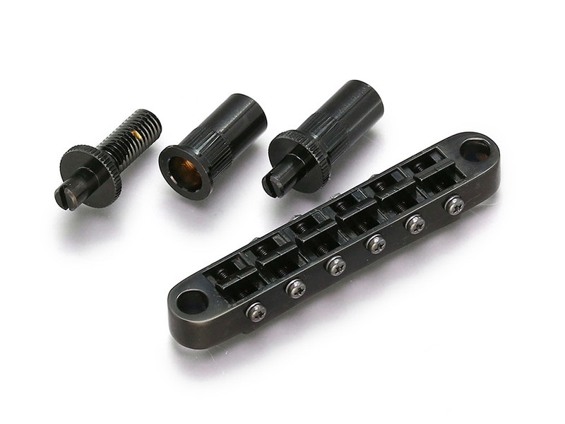 Chevalet Tune-O-Matic Gotoh GE103B-T métrique en finition noire