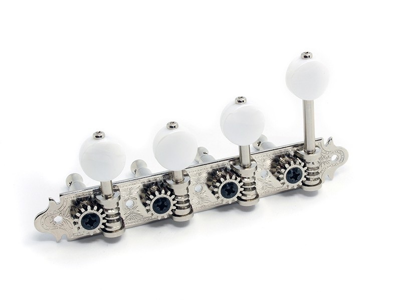 Mécaniques pour mandoline Gotoh MF40 nickel boutons nacre