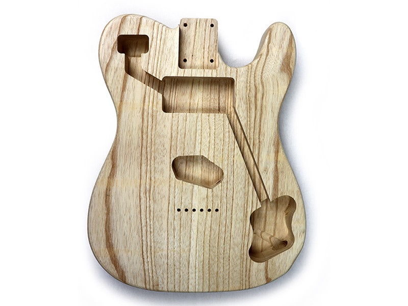 Corps Telecaster Custom Frêne des Marais poncé prêt à vernir