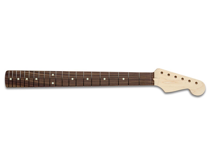 Manche stratocaster AllParts SRO-C-MOD touche palissandre radius 10 poncé prêt à vernir