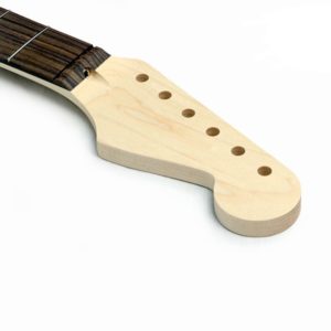 Manche stratocaster AllParts SRO-C-MOD touche palissandre radius 10 poncé prêt à vernir