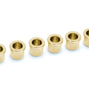 Bushings (ferrules) Gotoh pour corps telecaster 8.3 mm gold (set de 6)