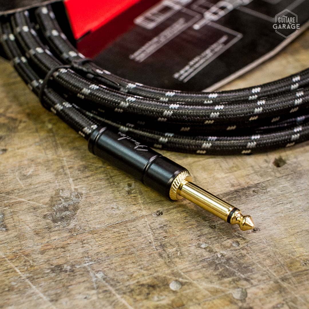 Câble Jack Fender Professional Series droit 3 mètres finition tweed noir – Image 3