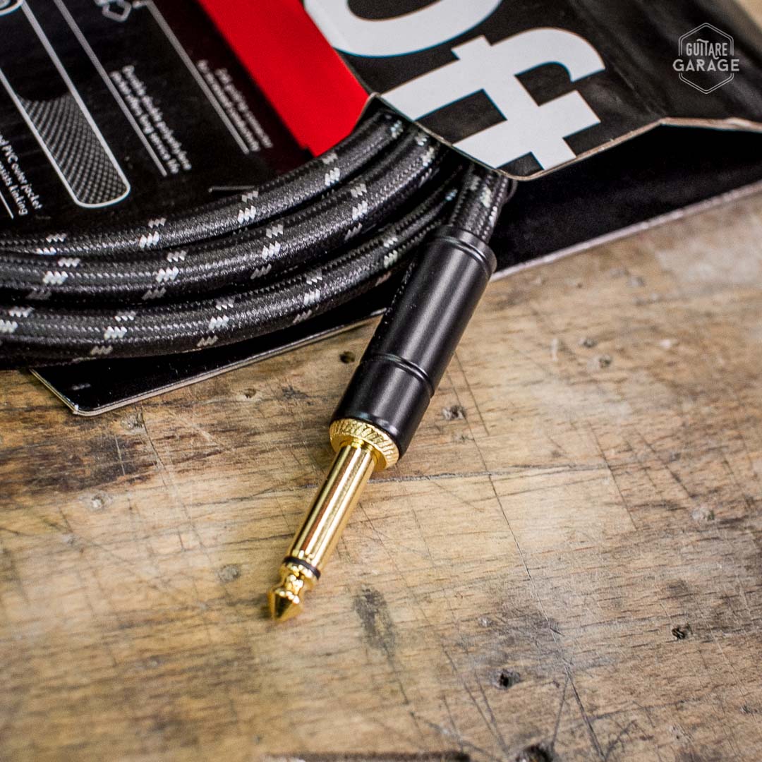 Câble Jack Fender Professional Series droit 3 mètres finition tweed noir – Image 2