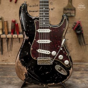 Stratocaster Black Heavy Relic Lollar Special 64