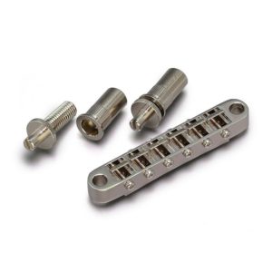 Chevalet Tune-O-Matic Gotoh GE103B-T métrique en finition nickel