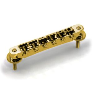Chevalet Tune-O-Matic TonePros AVR2-G en finition Gold pour Gibson vintage ou Reissue