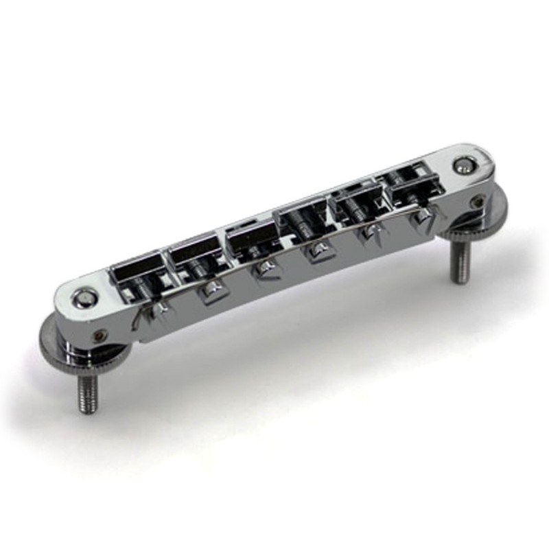 Chevalet Tune-O-Matic TonePros AVR2-C en finition Chrome pour Gibson vintage ou Reissue