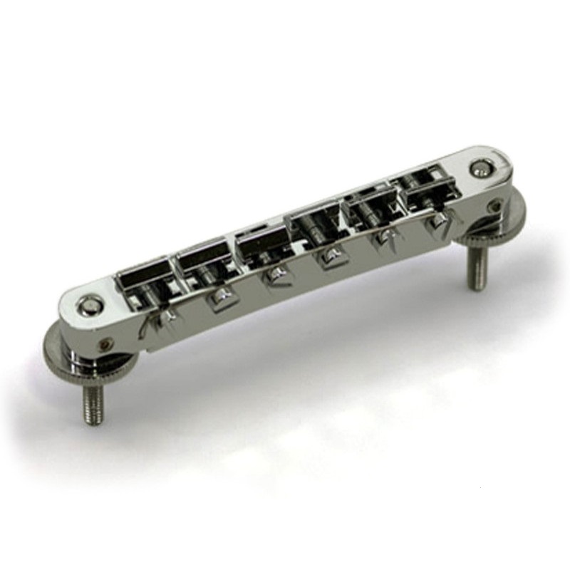 Chevalet Tune-O-Matic TonePros AVR2-N en finition Nickel pour Gibson vintage ou Reissue