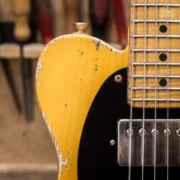 Minicaster Swamp Ash Butterscotch Relic HB Edition