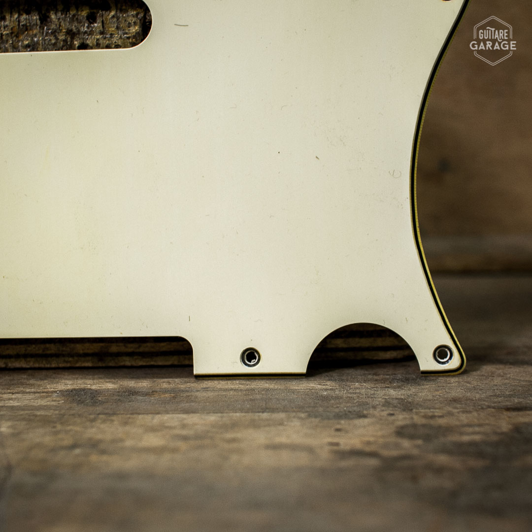 Pickguard Telecaster Parchment 3 plis Relic By Guitare Garage