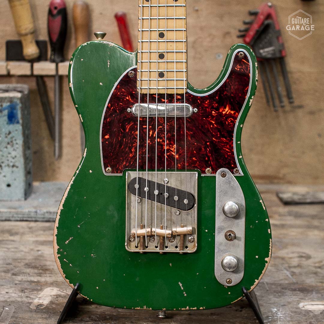 Minicaster British Racing Green Relic