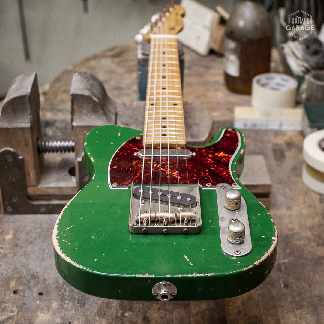 Minicaster British Racing Green Relic