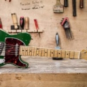 Minicaster British Racing Green Relic