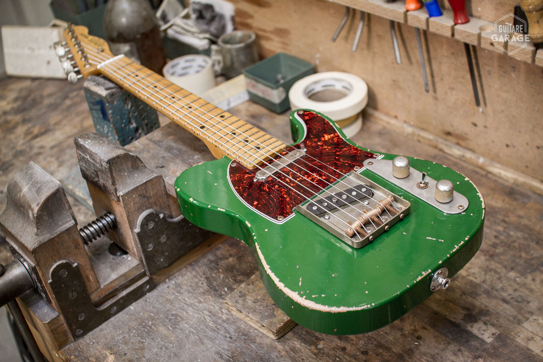 Minicaster British Racing Green Relic