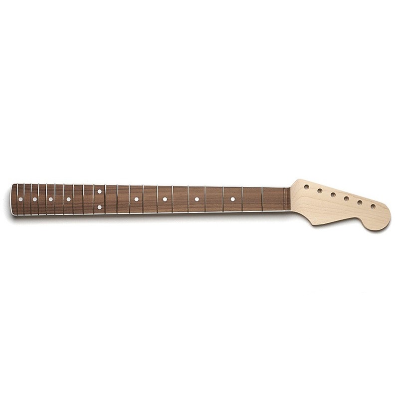 Manche pour Stratocaster AllParts SRO-21B brut touche palissandre radius 7,25 Bindings Blancs