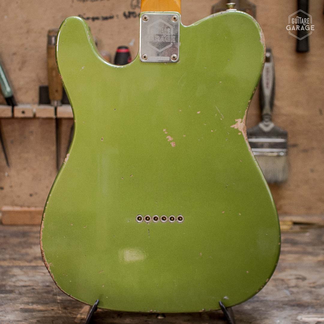 Telecaster Olive Drab Relic Lollar 52 by Guitare Garage