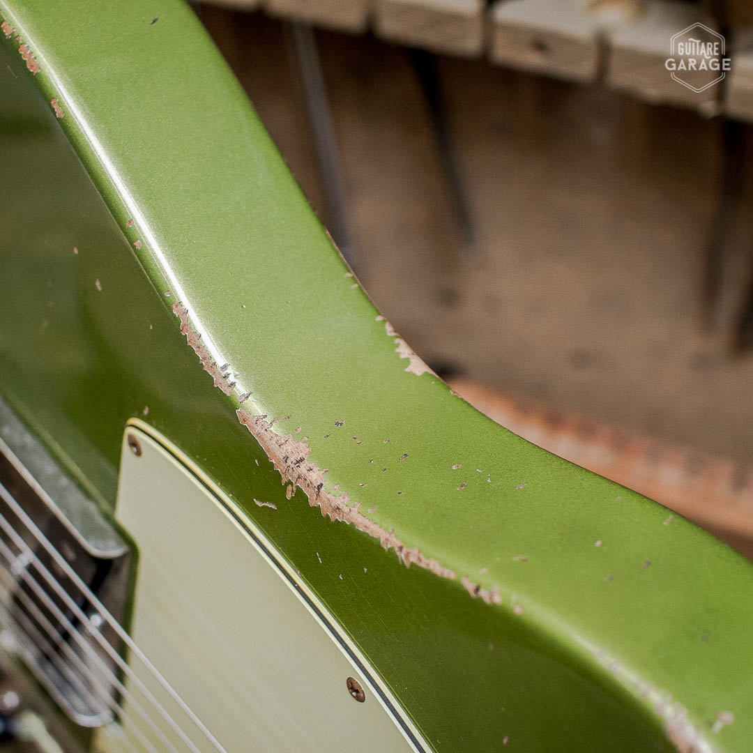 Telecaster Olive Drab Relic Lollar 52 by Guitare Garage