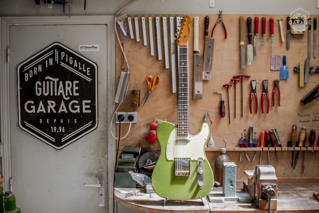 Telecaster Olive Drab Relic Lollar 52 by Guitare Garage